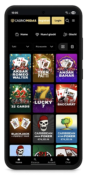 Casino Midas Video Poker